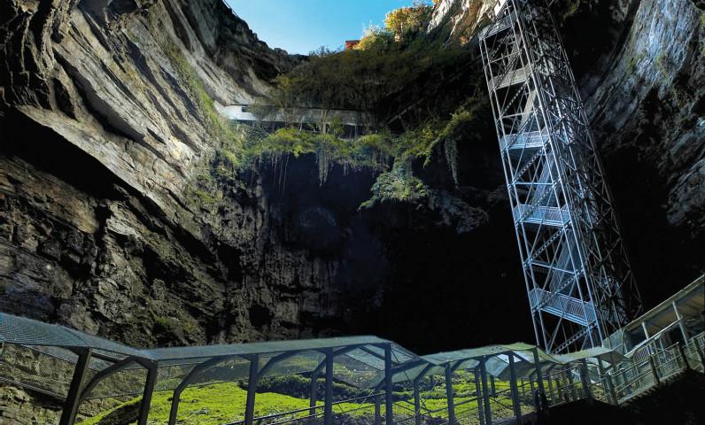 Entrée du gouffre de Padirac